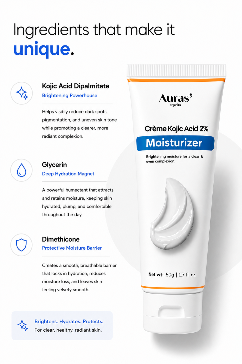 Kojic Acid 2% Face Moisturizer